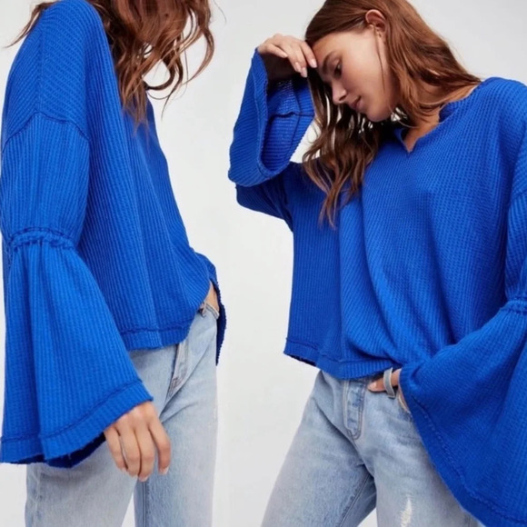 Free People Thermal Womens XS The Romy Swit We The Free BellSleeve Witch Sweater - Picture 1 of 10